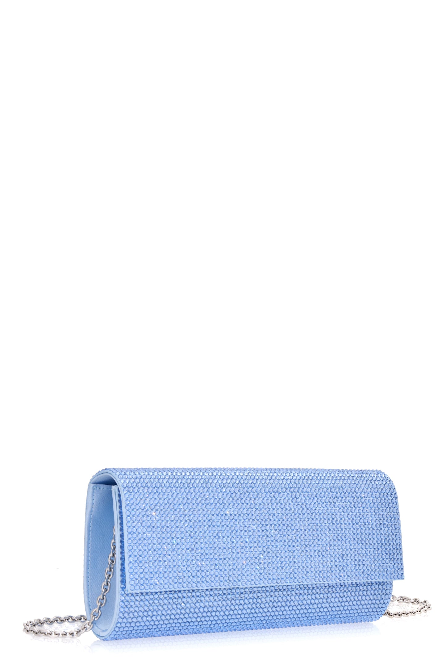JUDITH LEIBER-Perry Clutch - Light Sapphire-SL/LTSPH