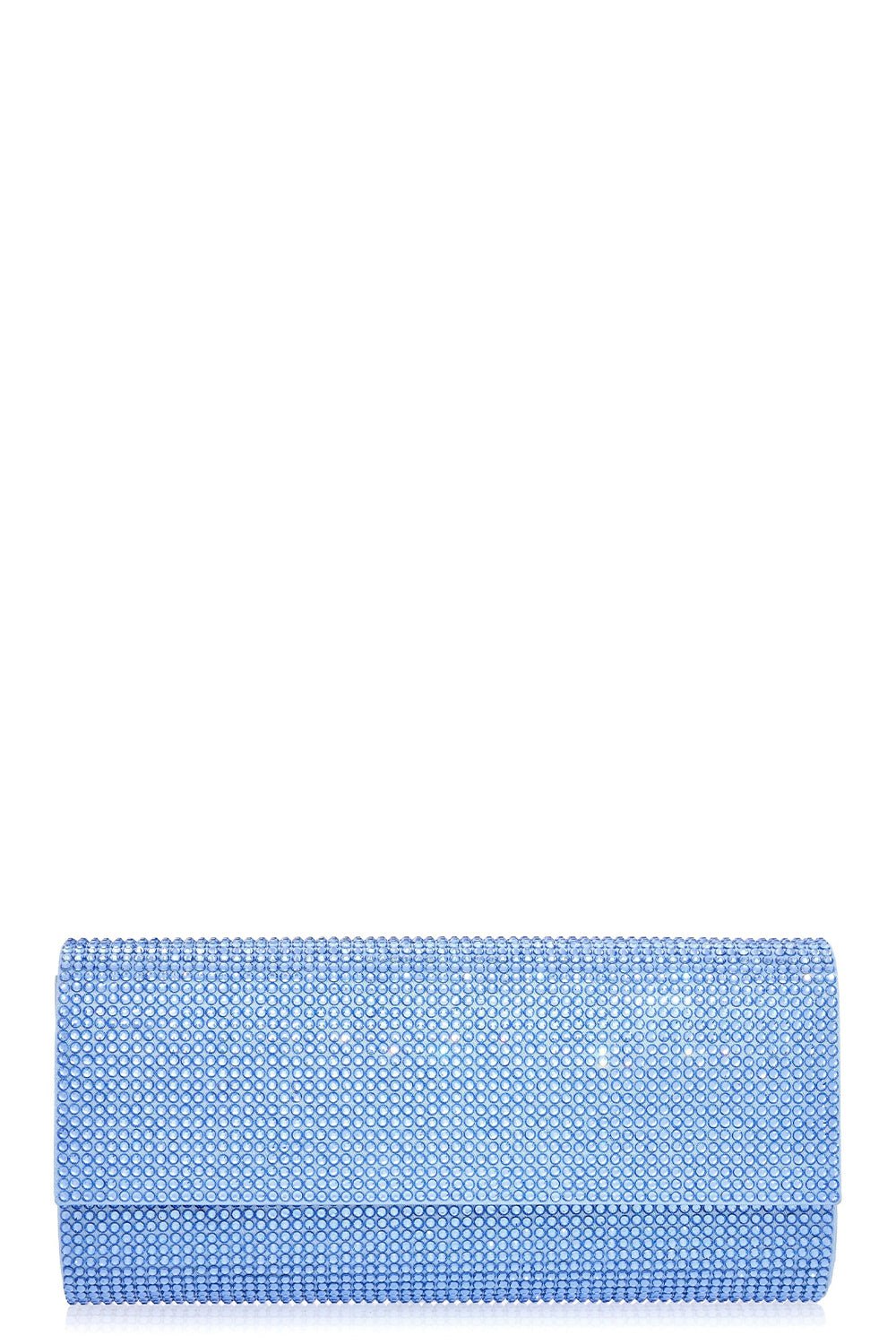 JUDITH LEIBER-Perry Clutch - Light Sapphire-SL/LTSPH