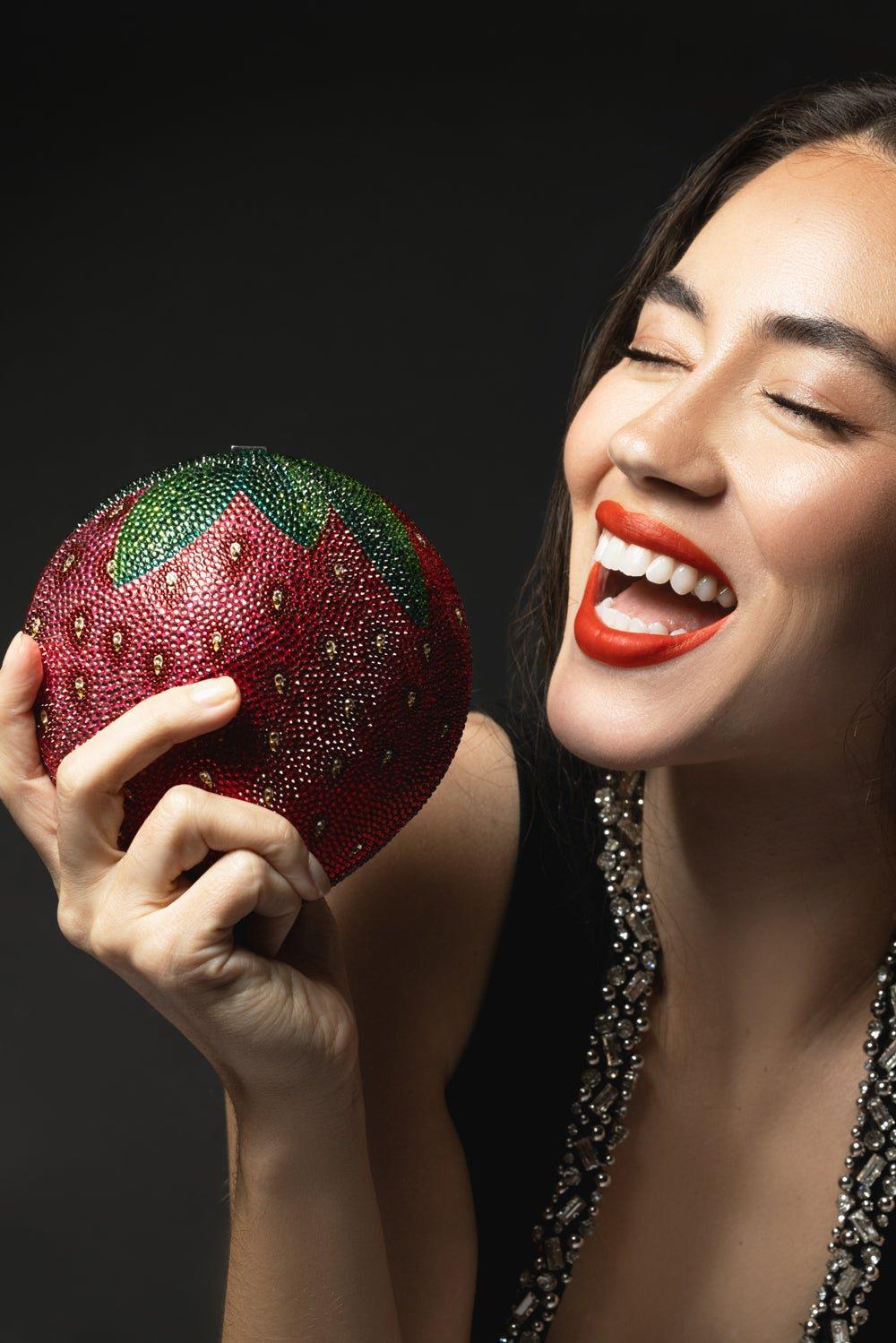 JUDITH LEIBER-Strawberry Bag-SLSIAMUL