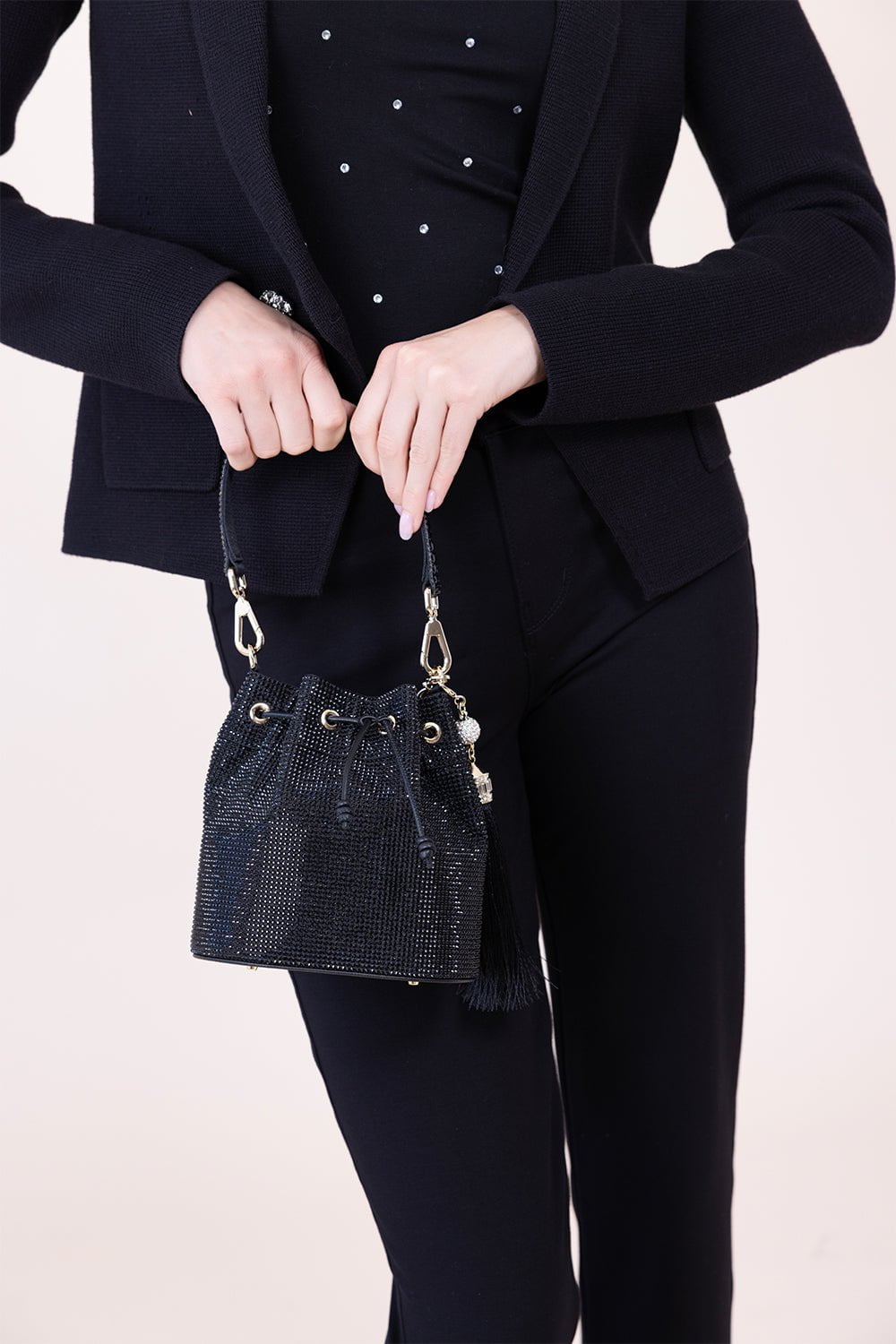 JUDITH LEIBER-Piper Bucket Bag-CHMPGJET