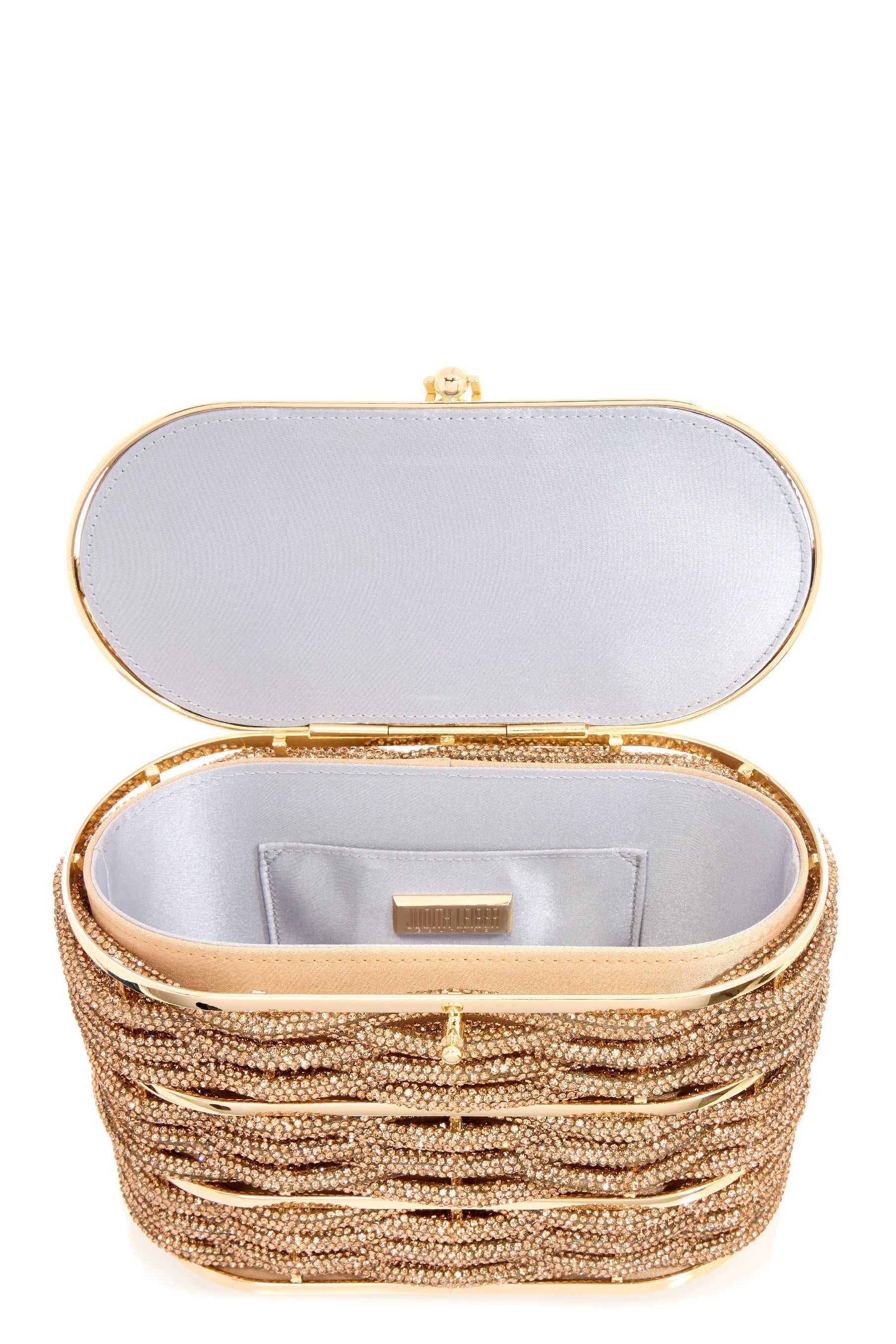 JUDITH LEIBER-Willow Top Handle Bag - Champagne Topaz-CHMPTOPZ