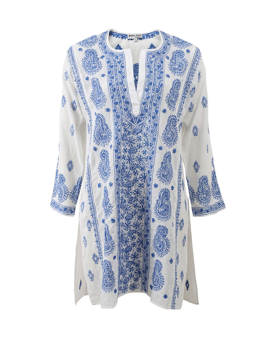 JULIET DUNN-Paisley Embroidered Caftan-