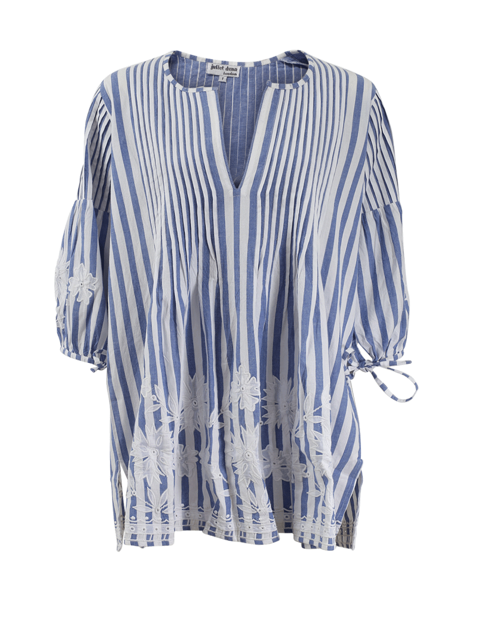 JULIET DUNN-Embroidered Blouse-