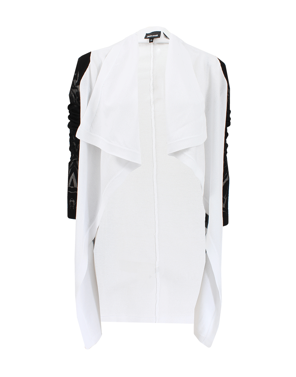 JUST CAVALLI-Open Draped Cardigan-