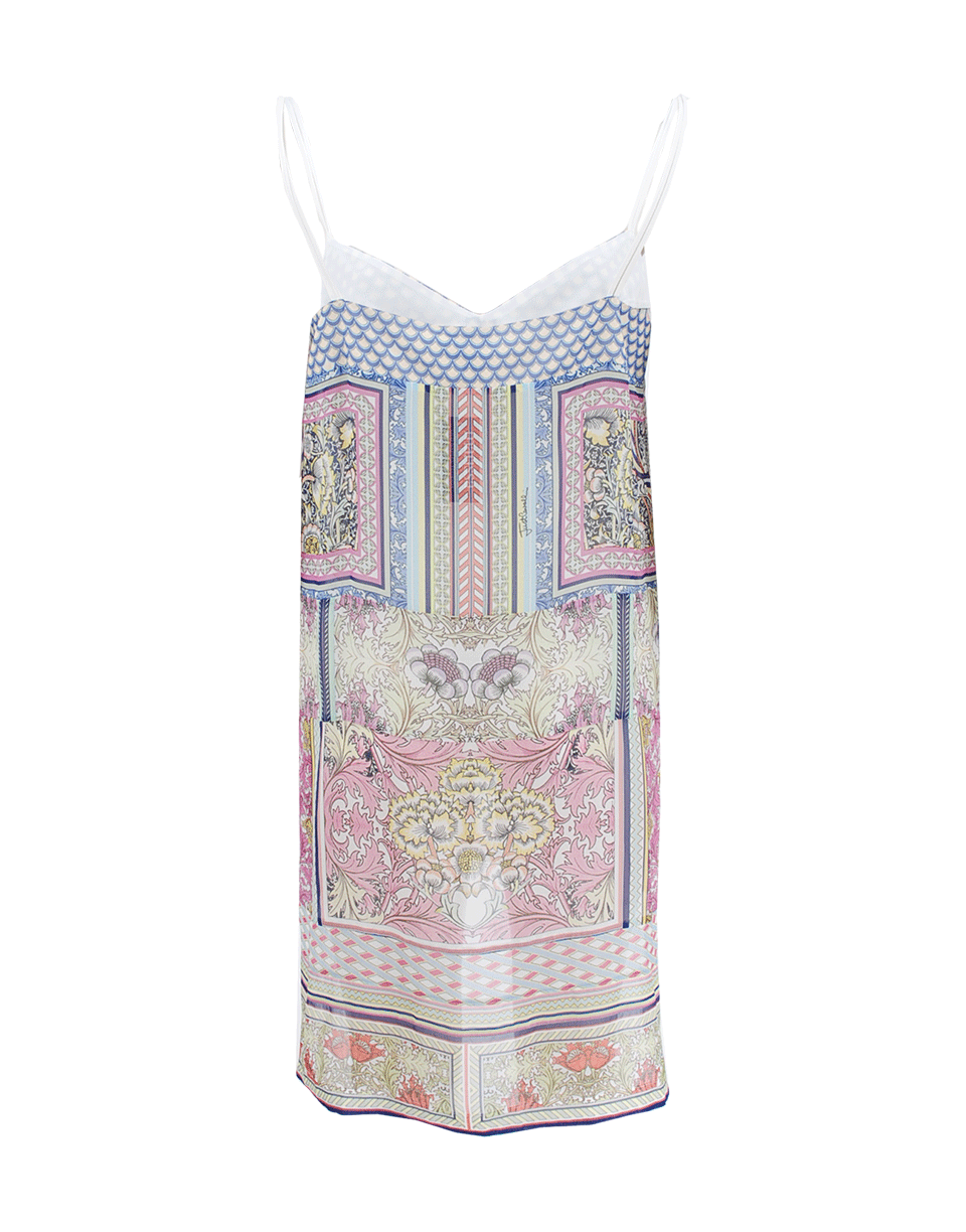 JUST CAVALLI-Spaghetti Strap Printed Tank-