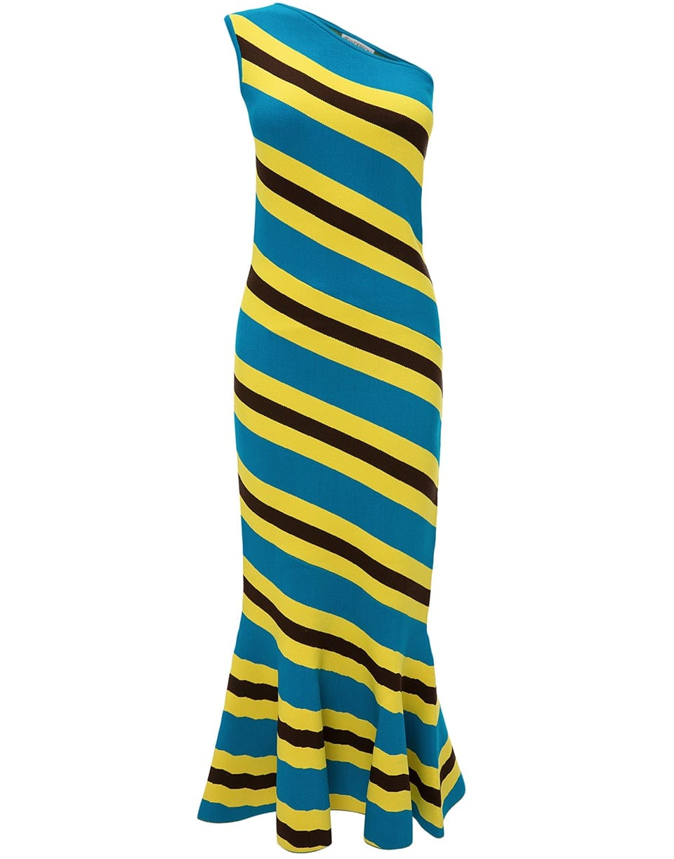 JW ANDERSON-One Shoulder Midi Dress-