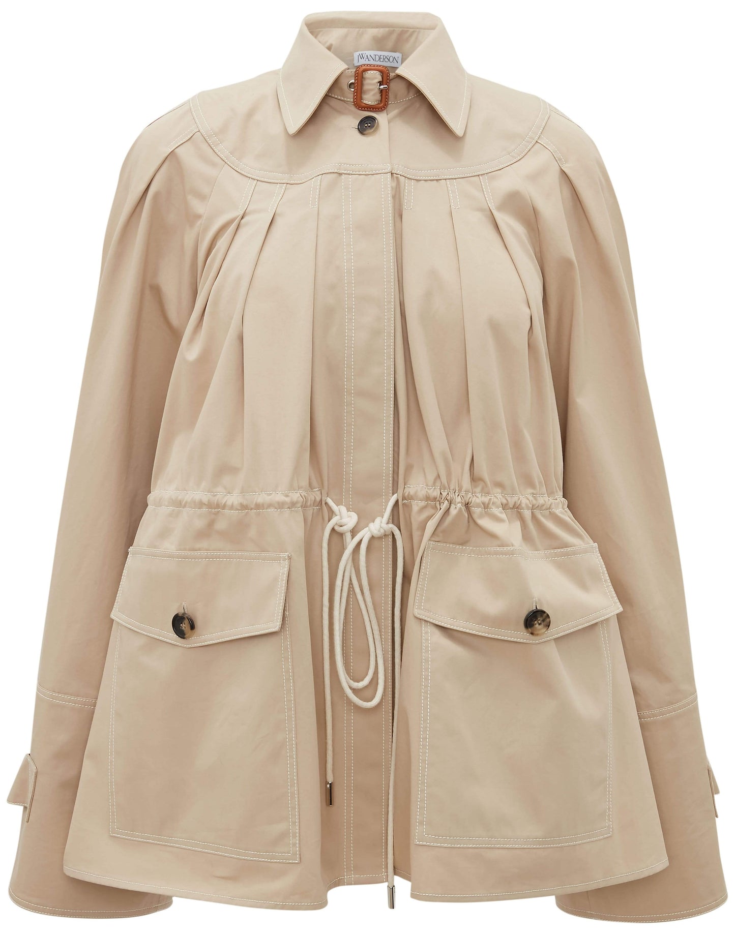 JW ANDERSON-Flax Wide Sleeve Workwear Jacket-