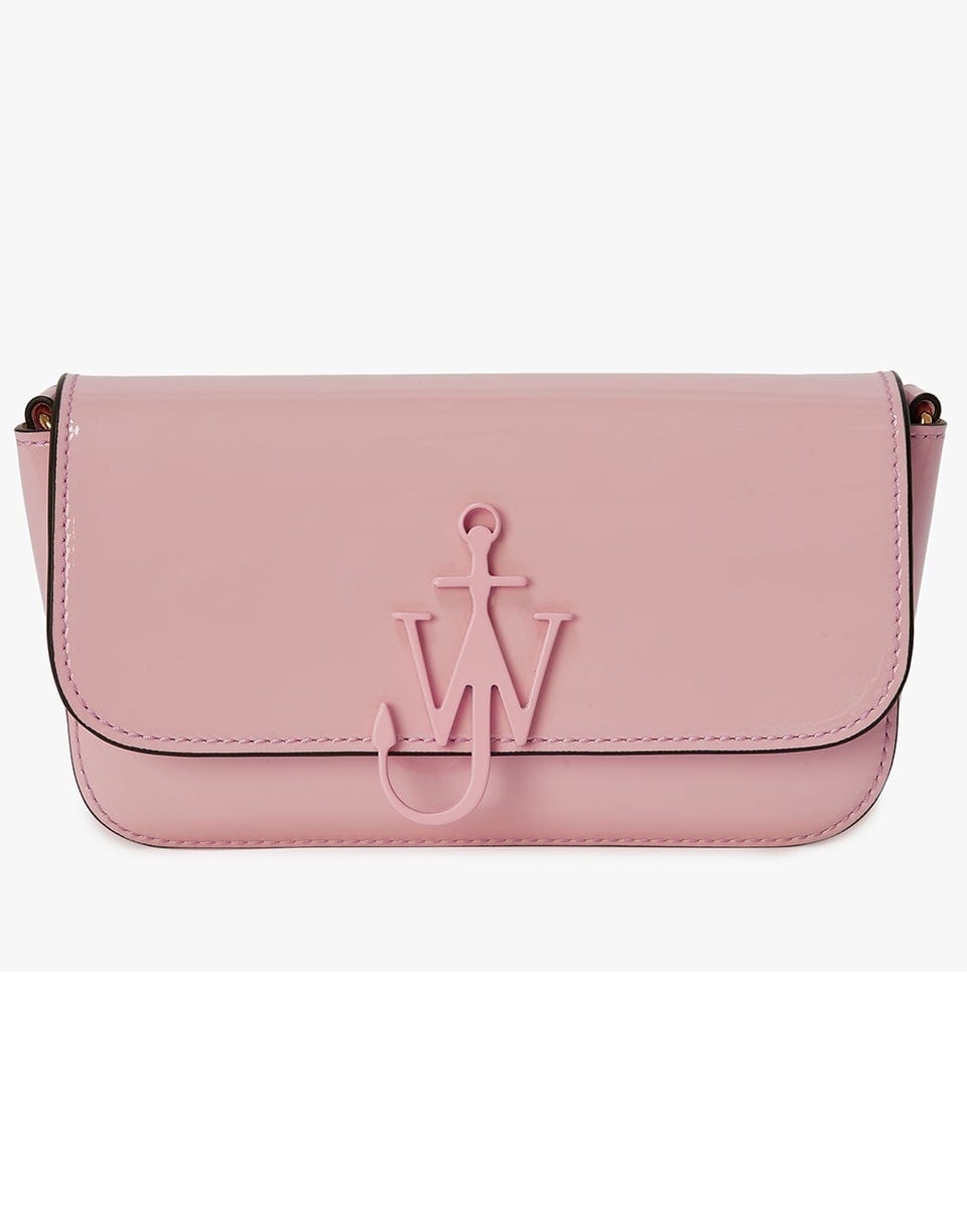 JW ANDERSON-Chain Baguette Anchor Bag - Baby Pink-BABY PINK