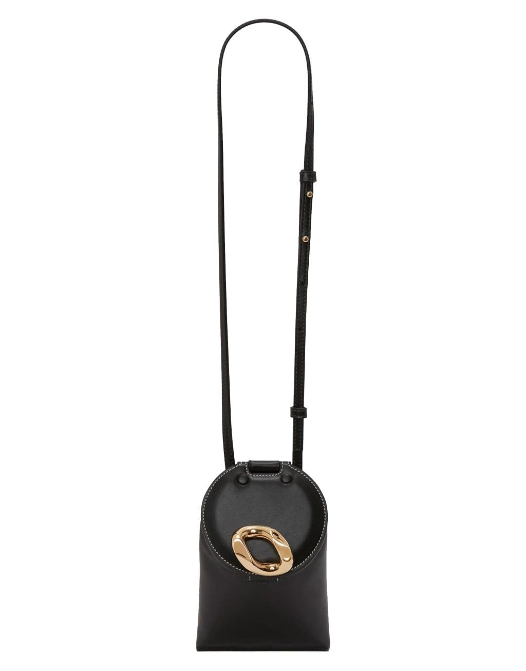JW ANDERSON-Black Lid Pocket Bag-BLACK