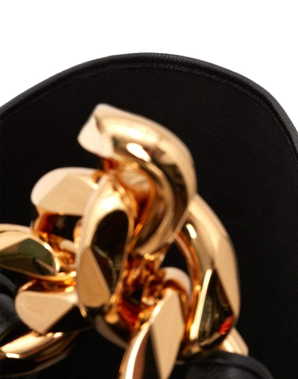JW ANDERSON-Black Large Chain Hobo Bag-BLACK