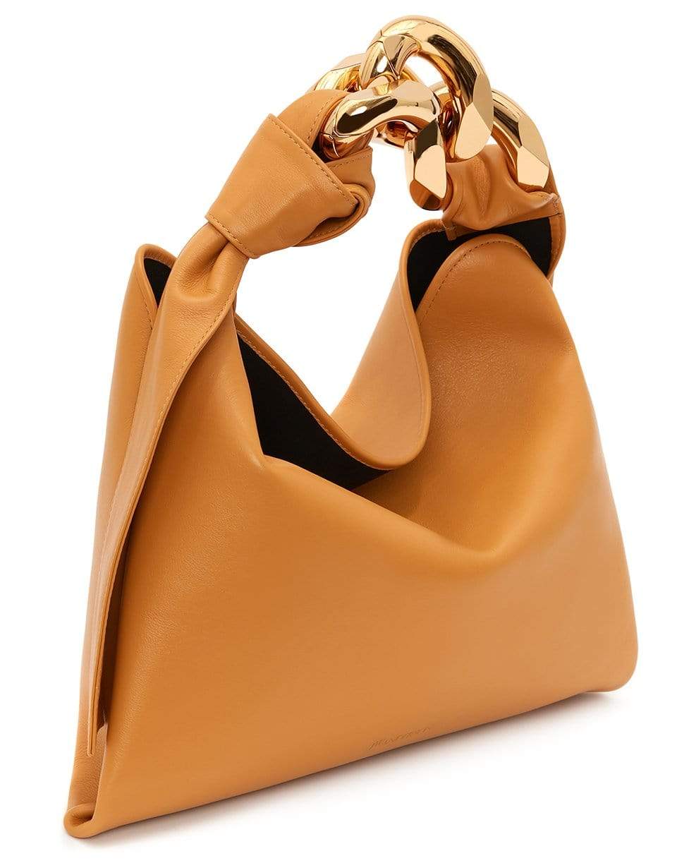 JW ANDERSON-Mustard Small Chain Hobo Bag-MUSTARD