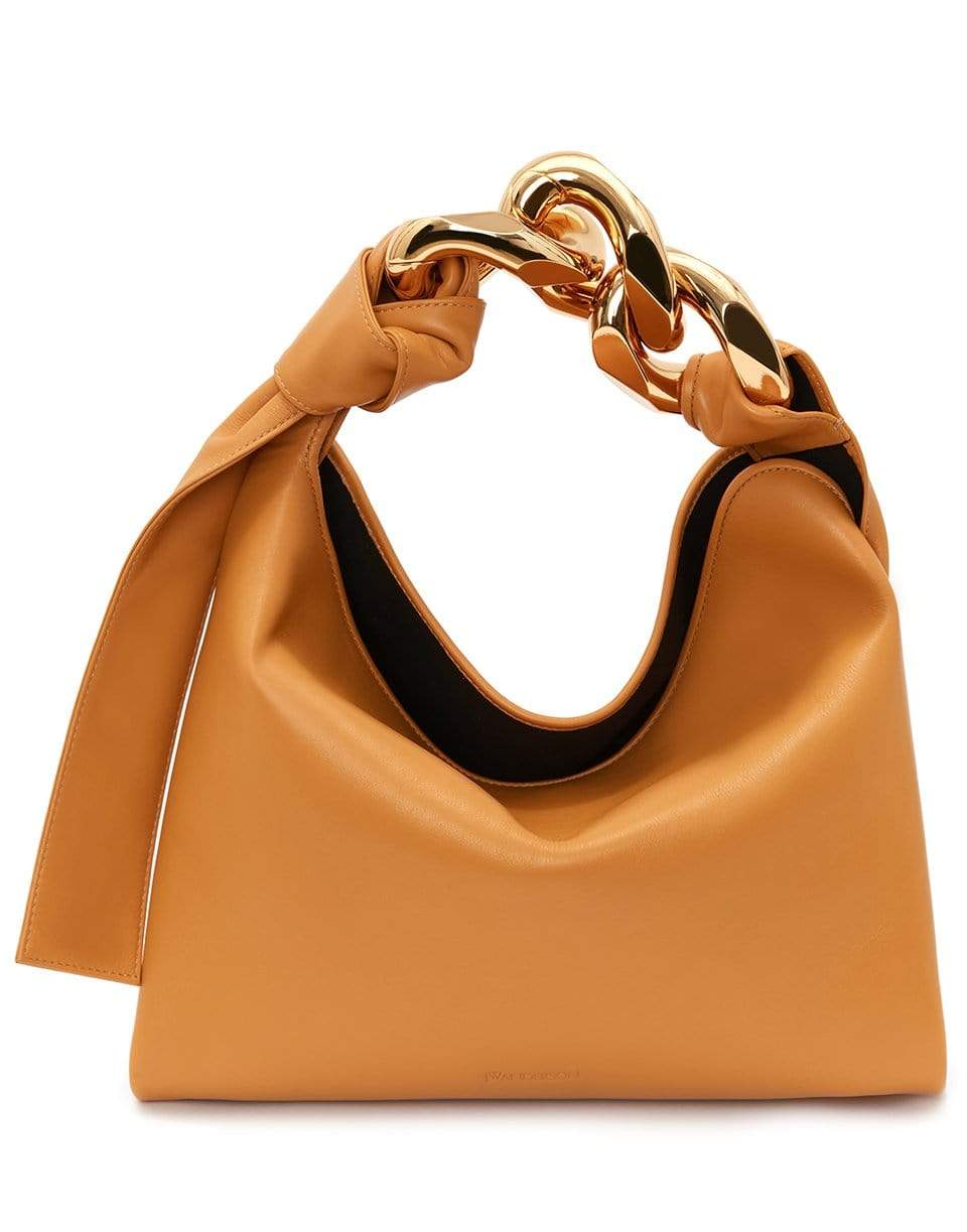 JW ANDERSON-Mustard Small Chain Hobo Bag-MUSTARD