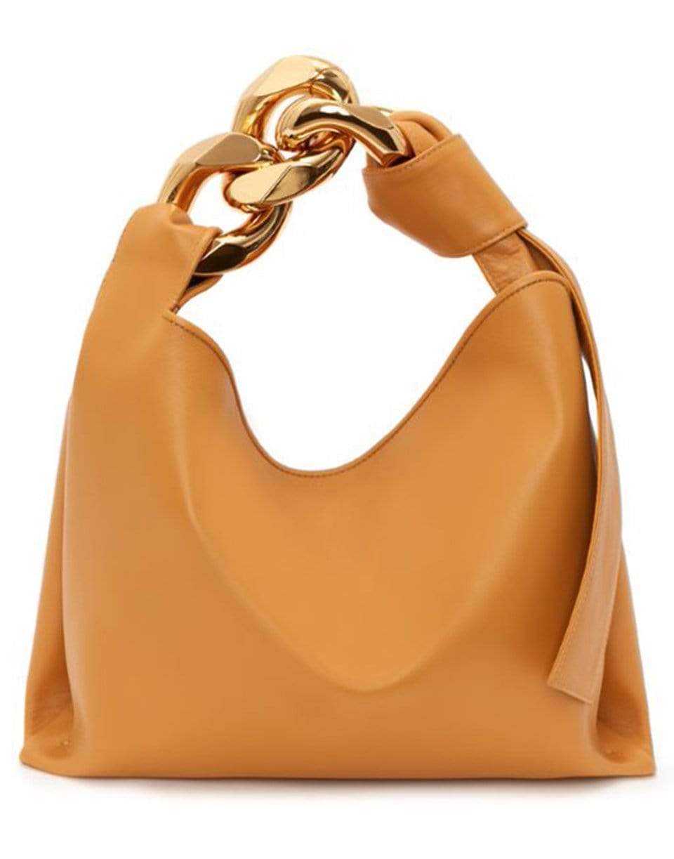 JW ANDERSON-Mustard Small Chain Hobo Bag-MUSTARD