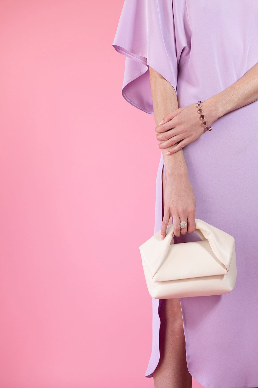 JW ANDERSON-Midi Twister Bag-OFFWHITE