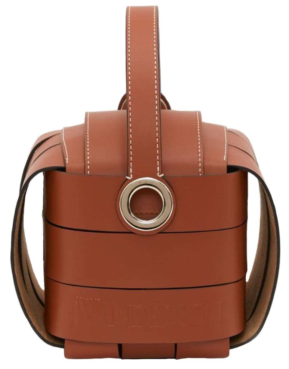 JW ANDERSON-Pecan Knot Bag-PECAN