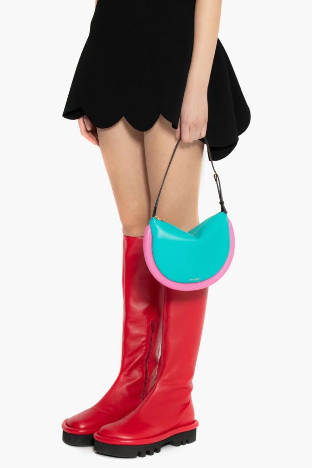 JW ANDERSON-The Bumper Moon Bag-TURQ/BUB