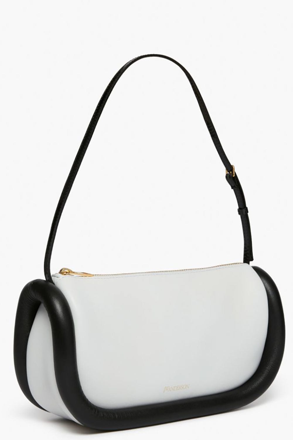 JW ANDERSON-The Bumper Baguette Bag-WHT/BLK