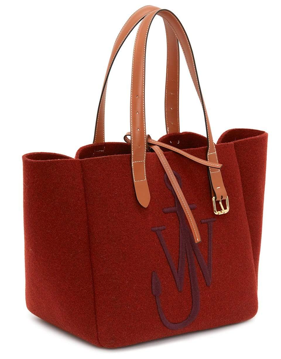 JW ANDERSON-Bordeaux Belt Tote Bag-BORD/NVY