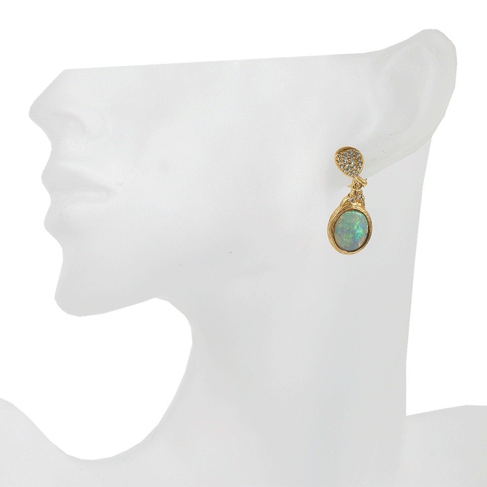K. BRUNINI-Objects Organique Earrings-YELLOW GOLD
