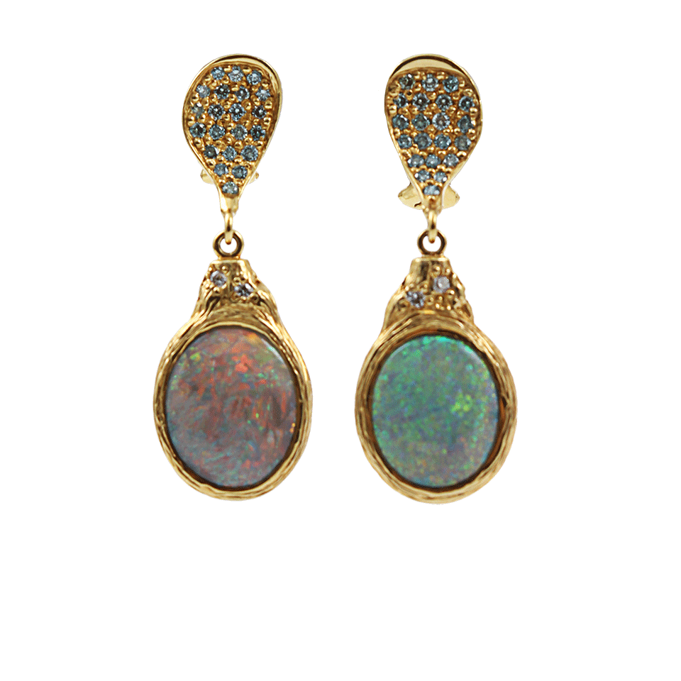 K. BRUNINI-Objects Organique Earrings-YELLOW GOLD