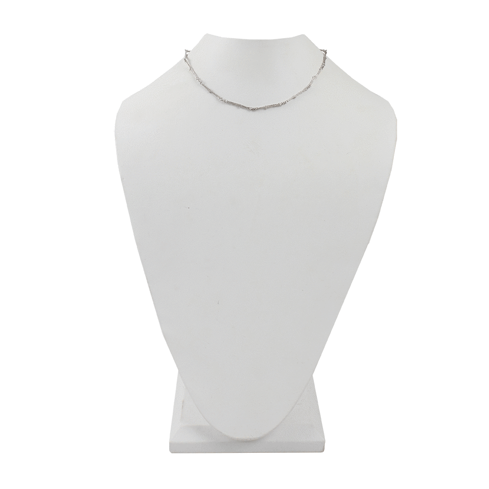 K. BRUNINI-Petite Twig Necklace-WHITE GOLD