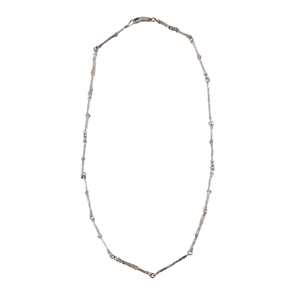 K. BRUNINI-Petite Twig Necklace-WHITE GOLD