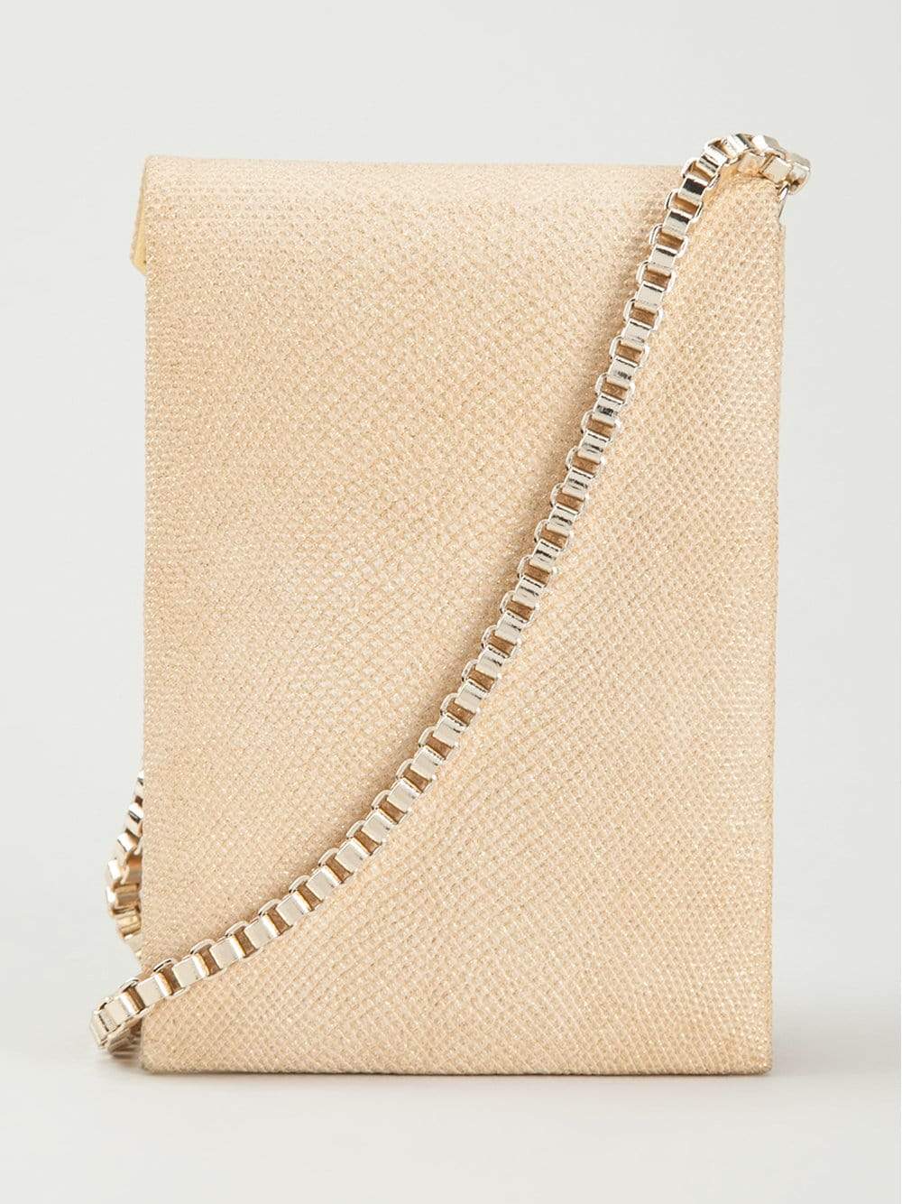 KARA ROSS-Itty Bitty Prunella Crossbody-GLD MTLC