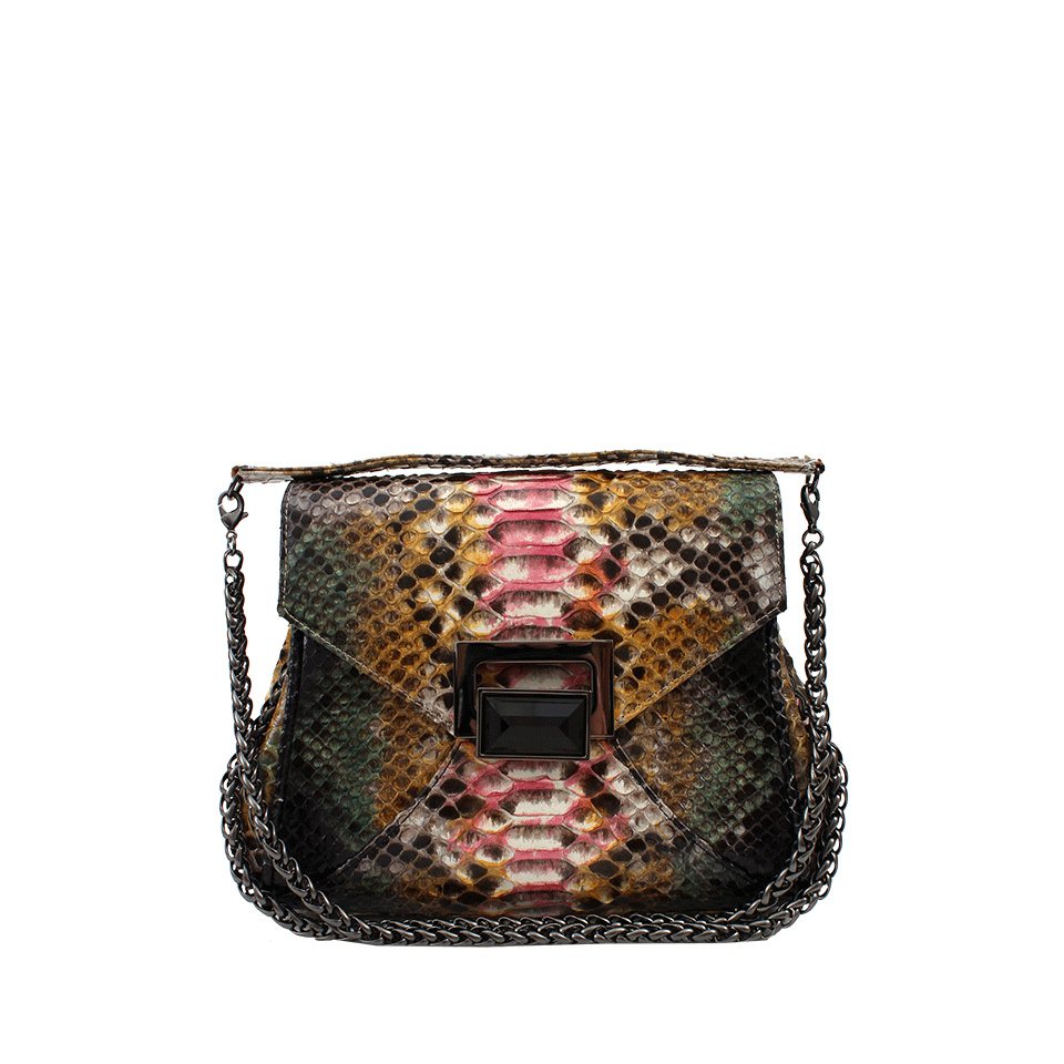 KARA ROSS-Garden Splatter Bag with Onyx-MULTI
