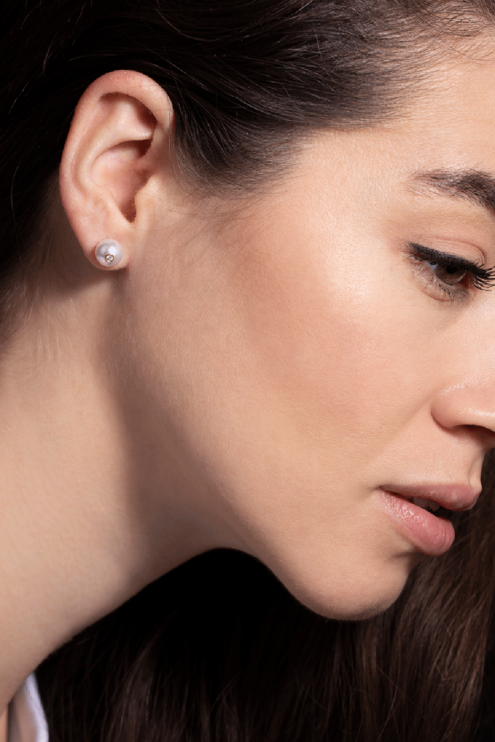 KATKIM-Yellow Gold Grande Pearl Oasis Earring-YELLOW GOLD