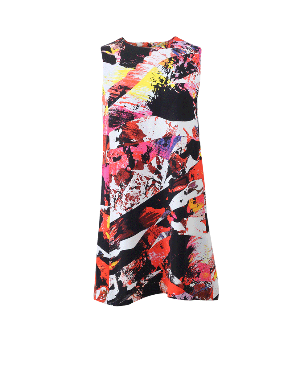 KENZO-Mineral Print Dress-