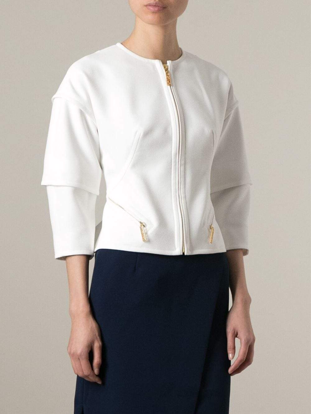 KENZO-Textured Crepe Jacket-