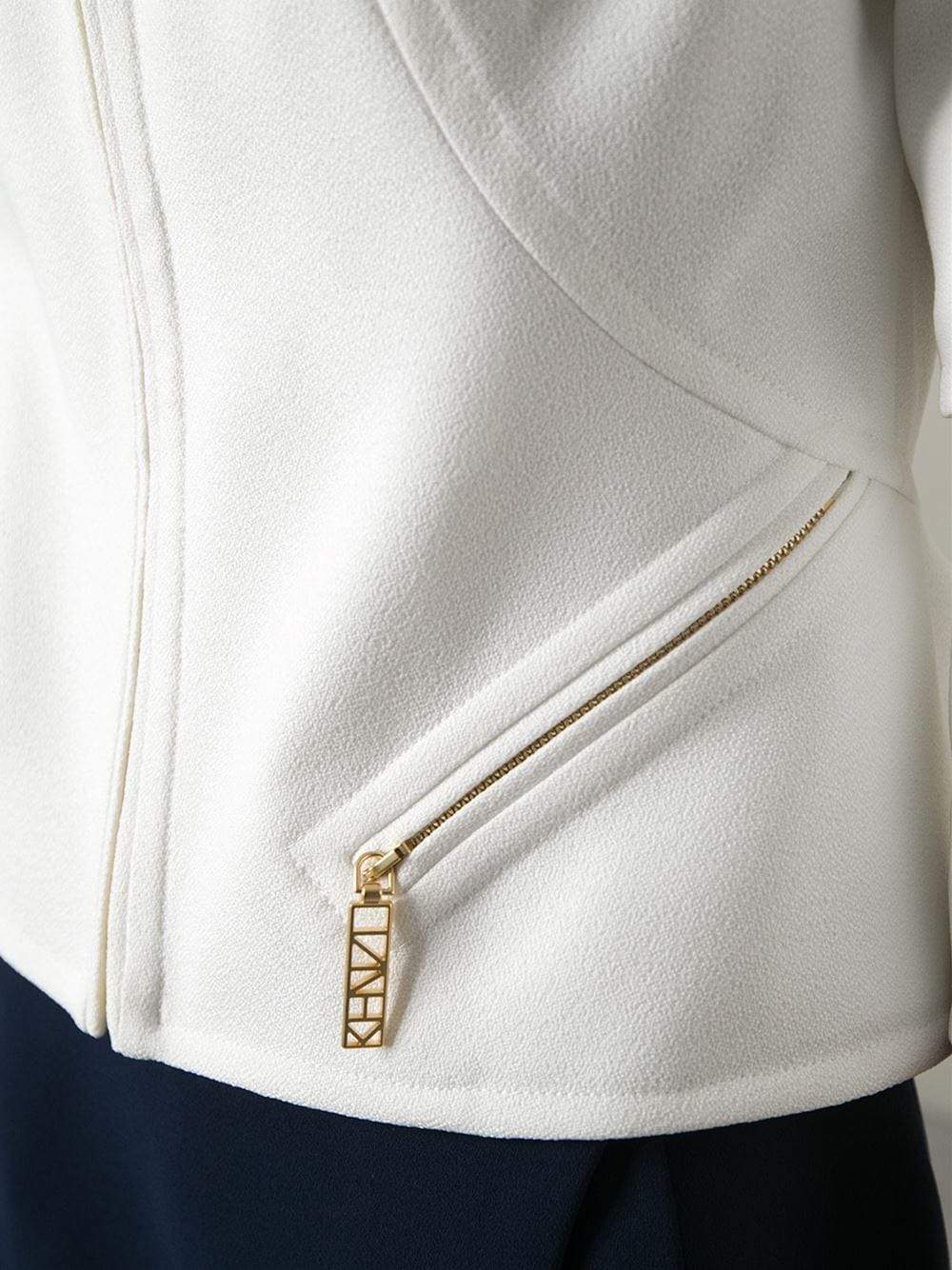 KENZO-Textured Crepe Jacket-