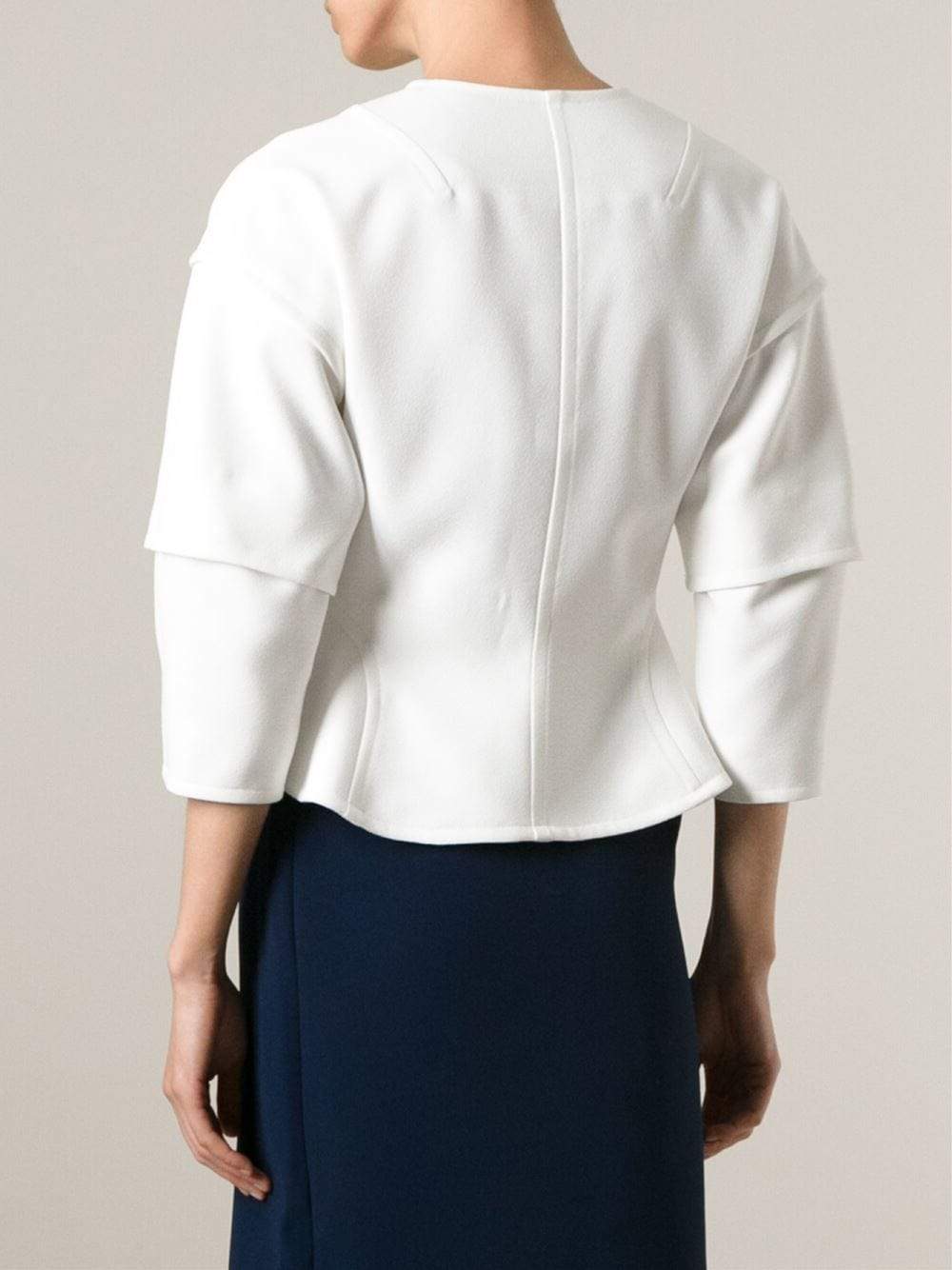 KENZO-Textured Crepe Jacket-