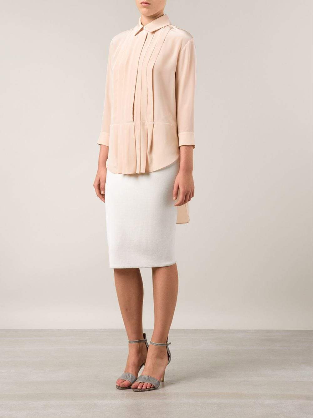 KENZO-Seam Pleat Detail Blouse-