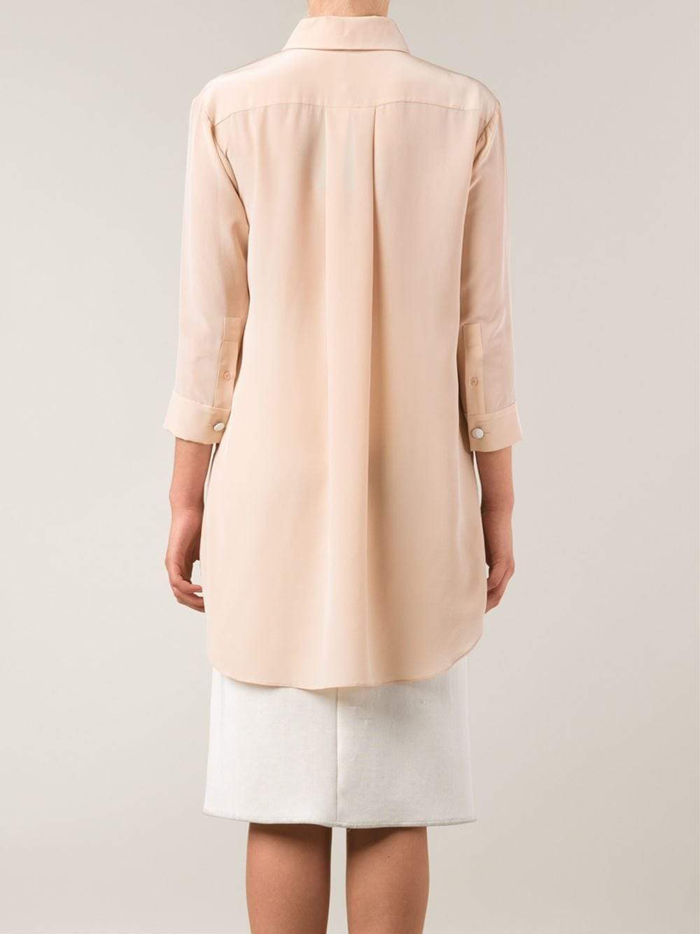 KENZO-Seam Pleat Detail Blouse-