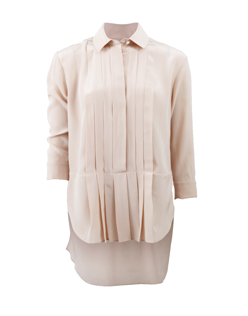 KENZO-Seam Pleat Detail Blouse-
