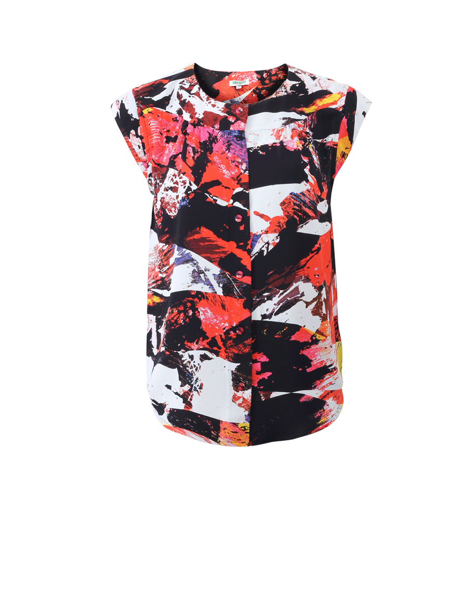 KENZO-Mineral Blouse-