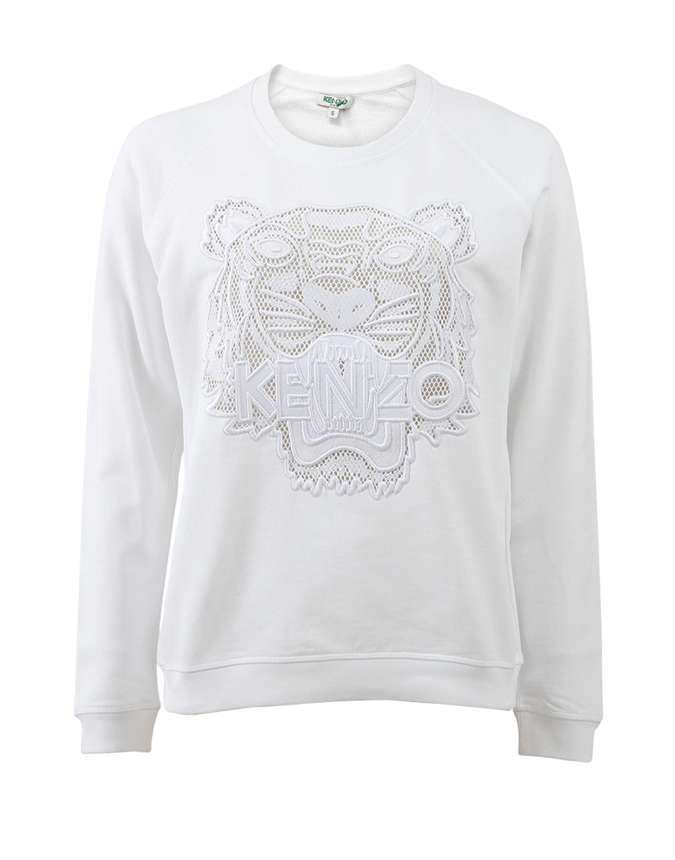 KENZO-Mesh Tiger Sweatshirt-