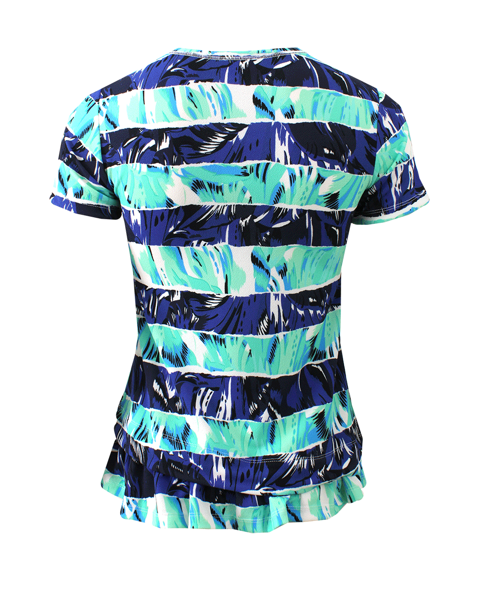 KENZO-Poly Crepe Printed Tee-