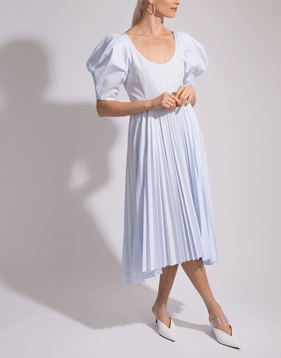 KHAITE-Caitlin Puff Sleeve Dress-