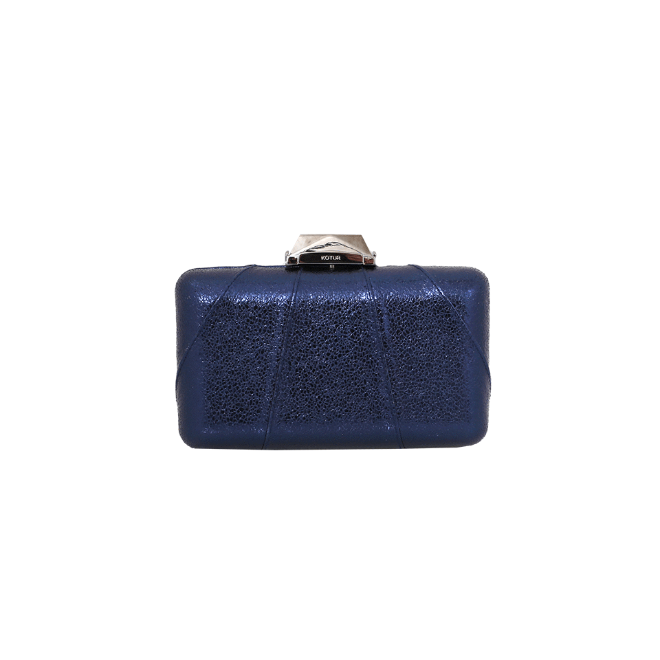 KOTUR-Espey Crinkle Galaxy Blue Clutch-GALAXY