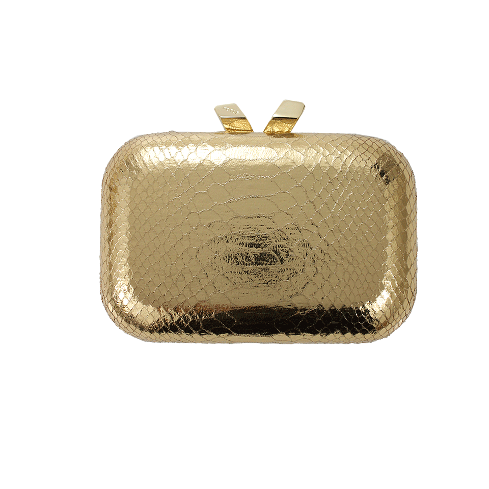 KOTUR-Margo Snake Clutch-GOLD