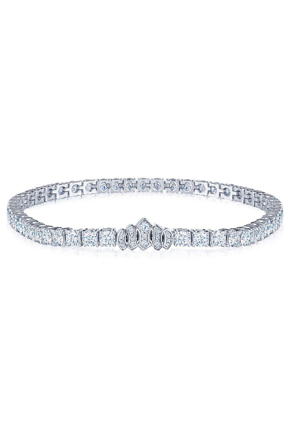 KWIAT-Signature Tiara Diamond Line Bracelet-PLAT