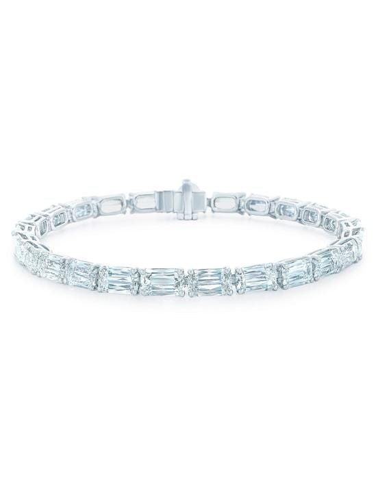  KWIAT-Ashoka Diamond Line Bracelet 11.39CTW-PLATINUM 