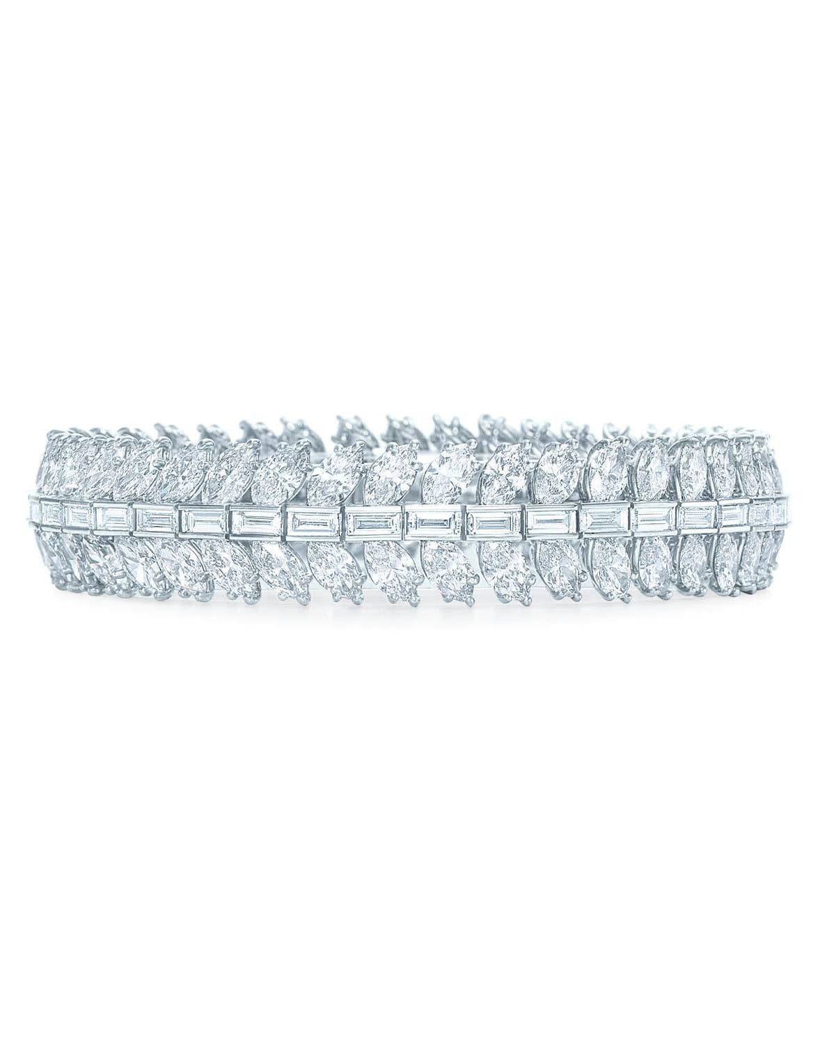 KWIAT-Legacy Leaves Bracelet-PLATINUM