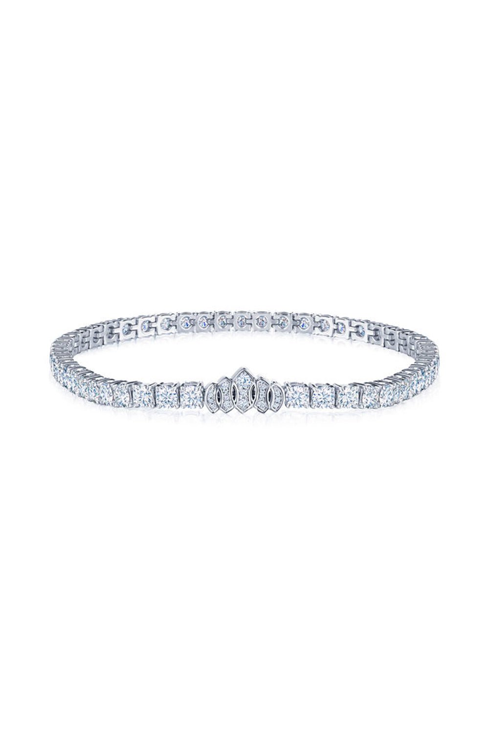 KWIAT-Signature Tiara Diamond Line Bracelet-PLATINUM