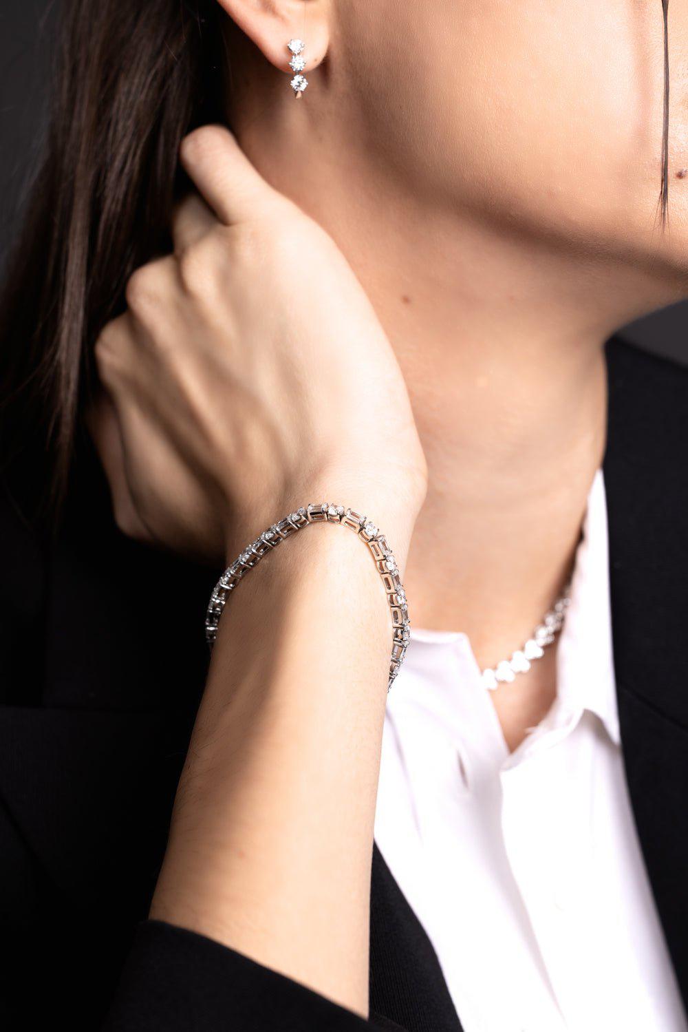 KWIAT-Sonata Line Bracelet-PLATINUM