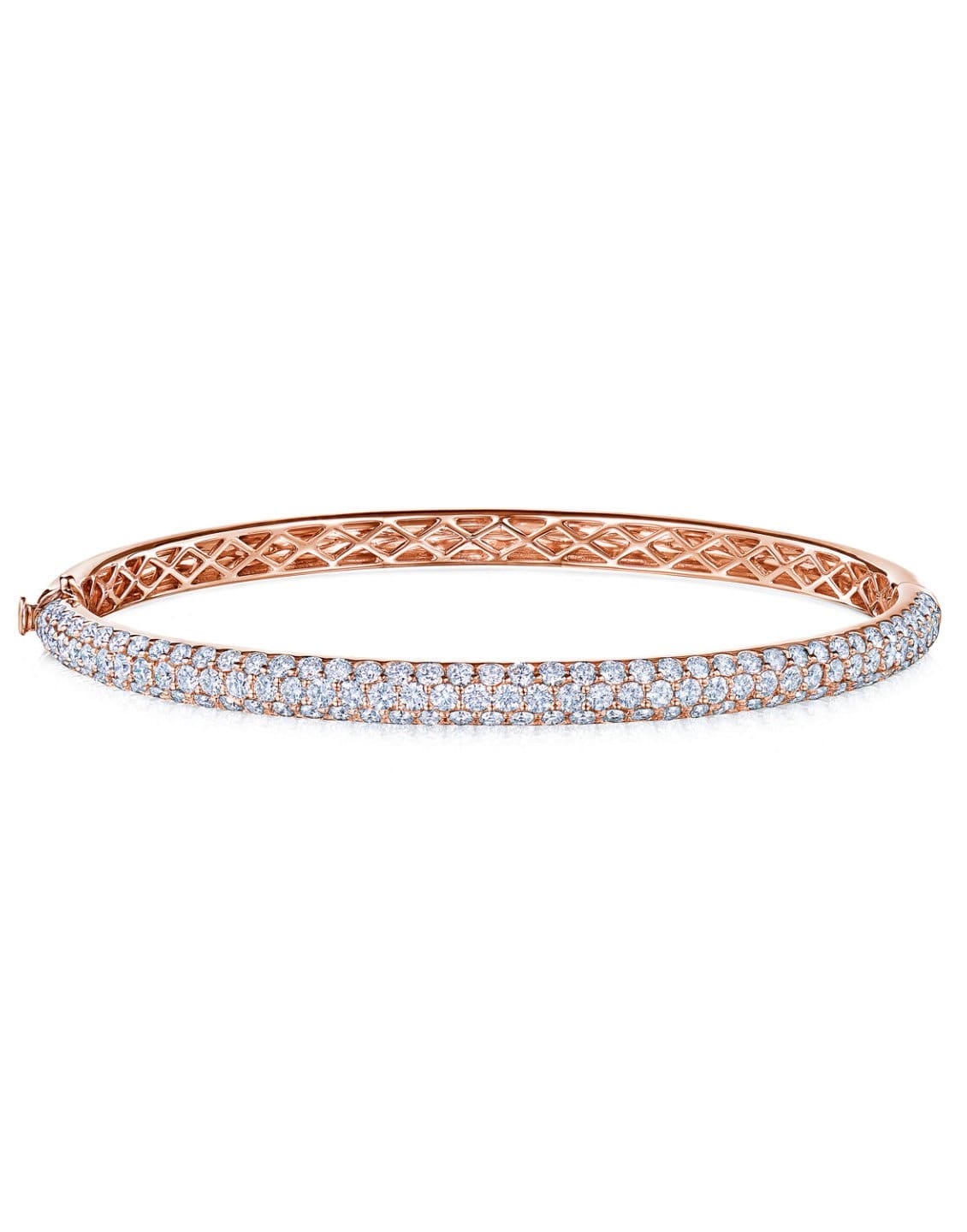 KWIAT-Medium Moonlight Pave Diamond Bracelet-ROSE GOLD
