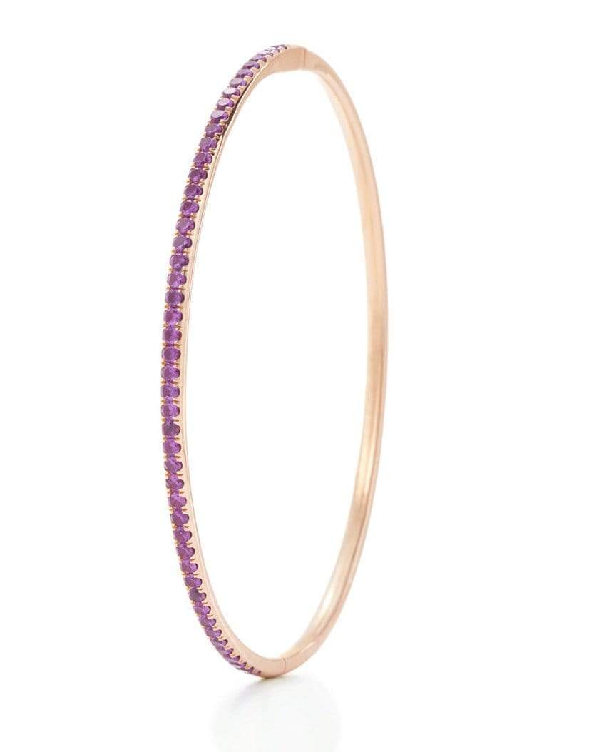KWIAT-Pink Sapphire Stackable Bangle-ROSE GOLD