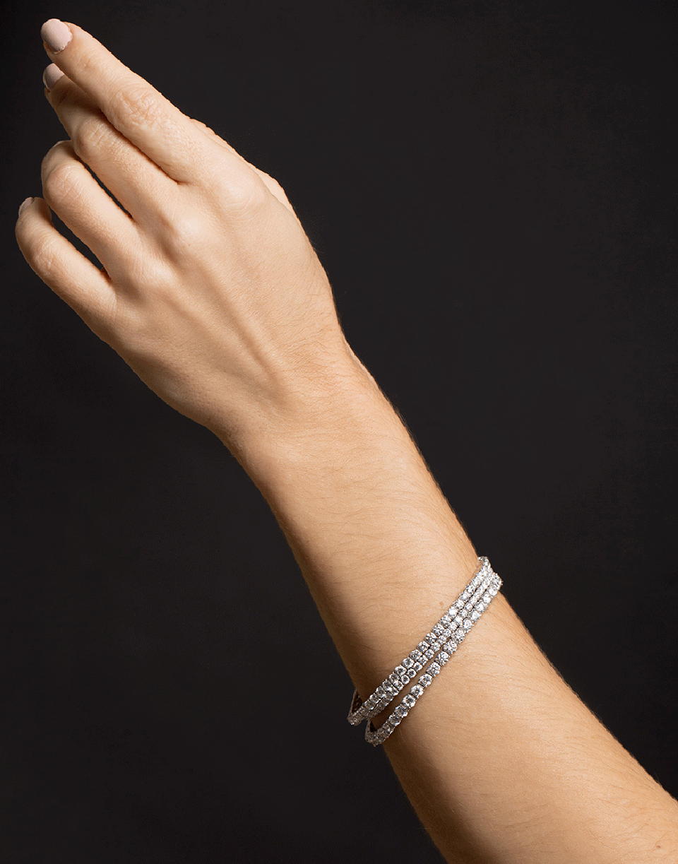 KWIAT-Riviera Diamond Tennis Bracelet-WHITE GOLD